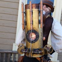 Steampunk Mechanical Backpack