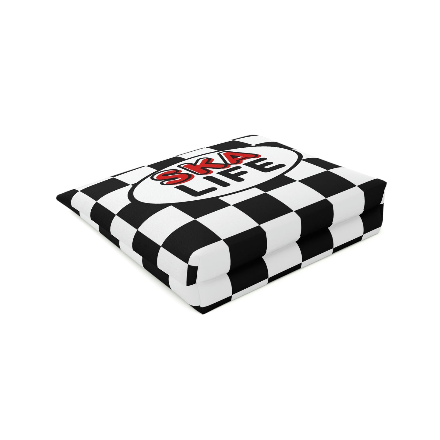 Ska life retro checkered Makeup Bag