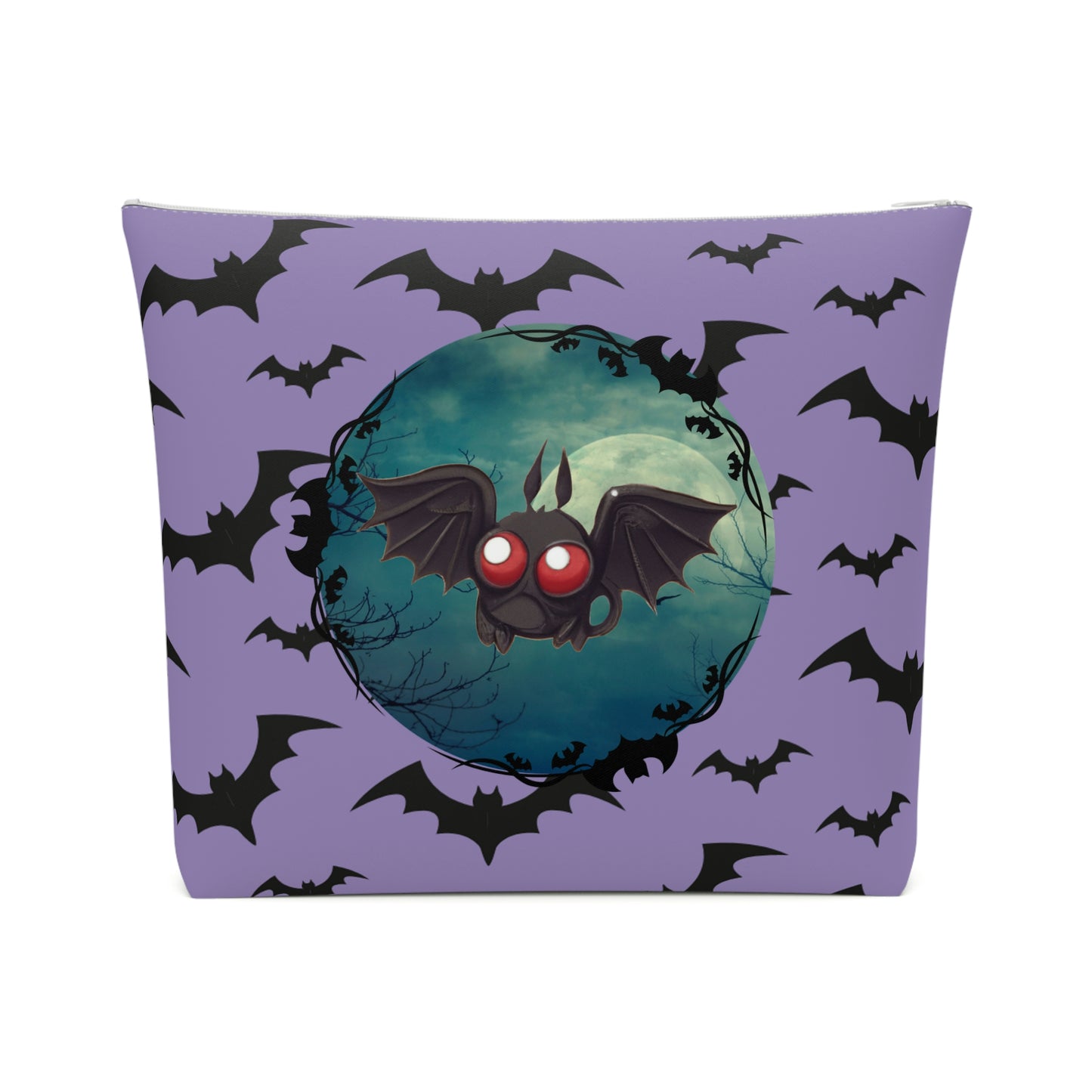 Adorable Pastel Goth Kawaii Bat Makeup Bag