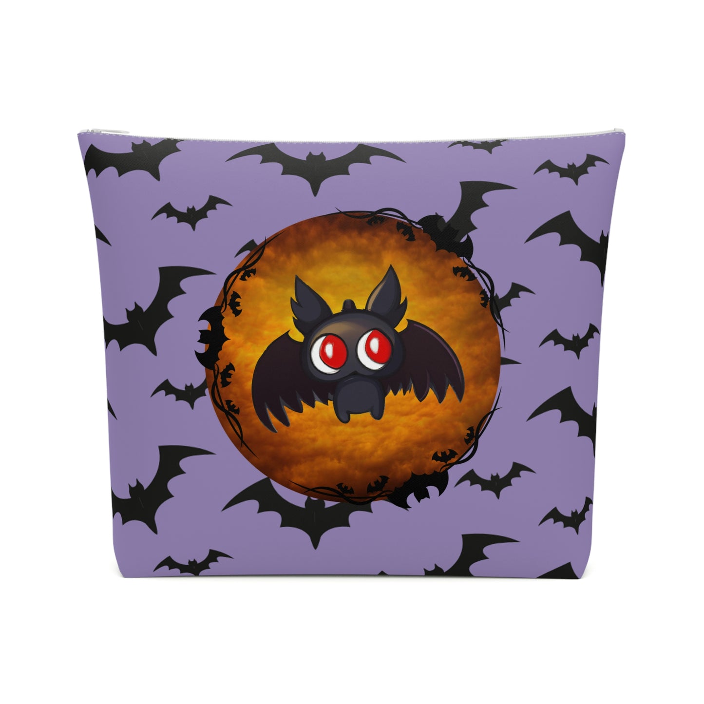 Adorable Pastel Goth Kawaii Bat Makeup Bag