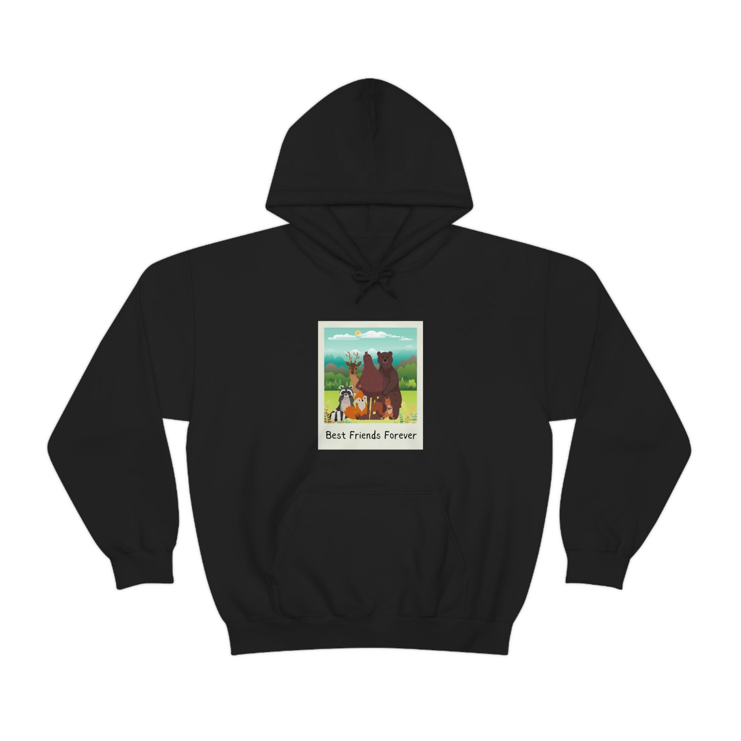 Best Friends Forever Bigfoot Cryptid Hooded Sweatshirt