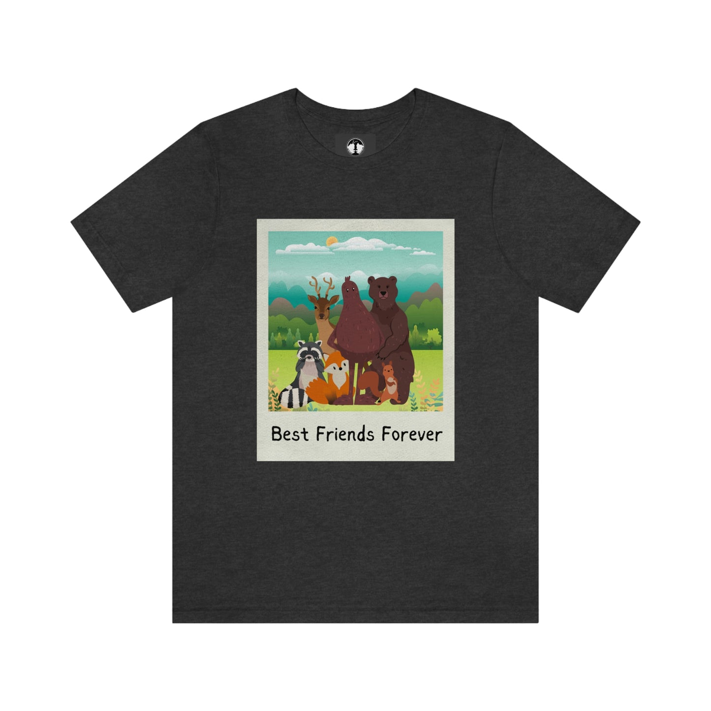 Best Friends Forever Bigfoot Cryptid Short Sleeve Tee