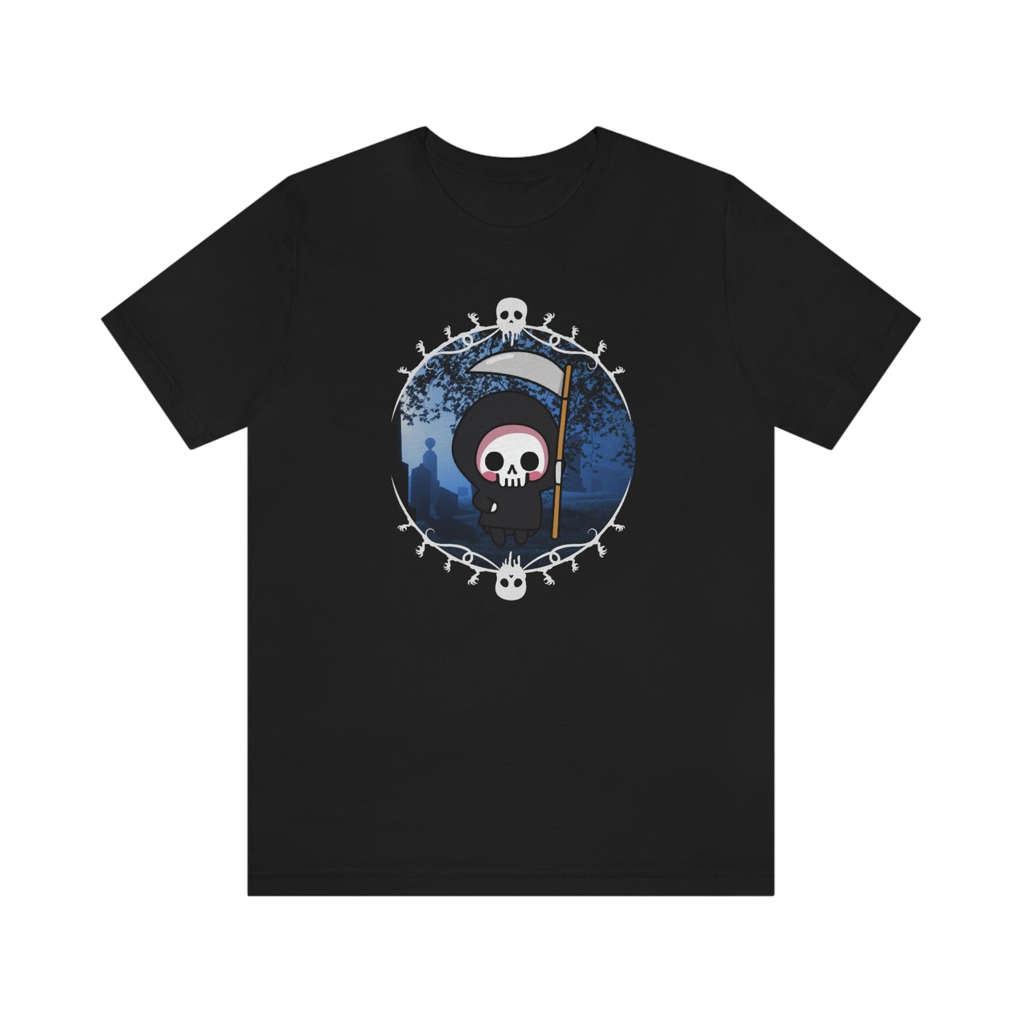 Kawaii Grim Reaper Gothic Shirt- Great for Pastel Goth Look Lord and Lady Towers