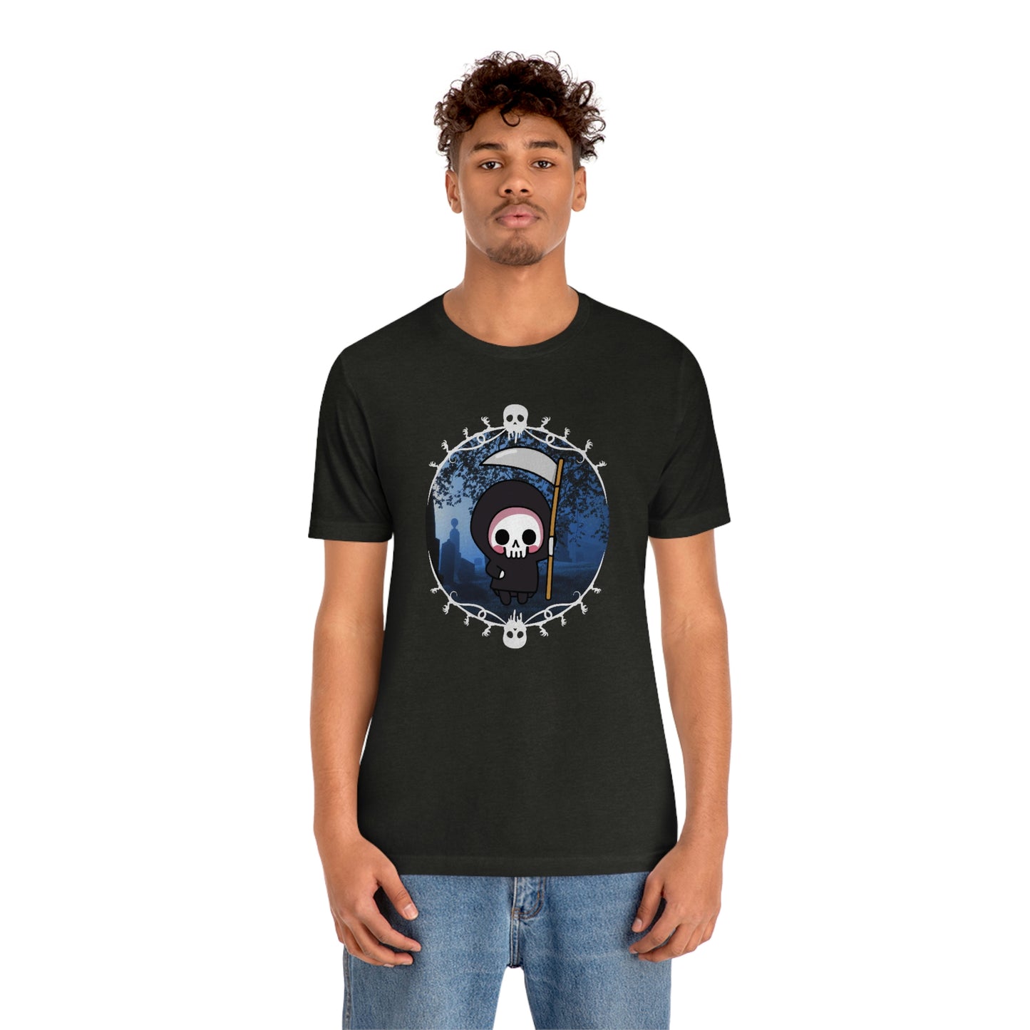 Kawaii Grim Reaper Gothic Shirt- Great for Pastel Goth Look Lord and Lady Towers