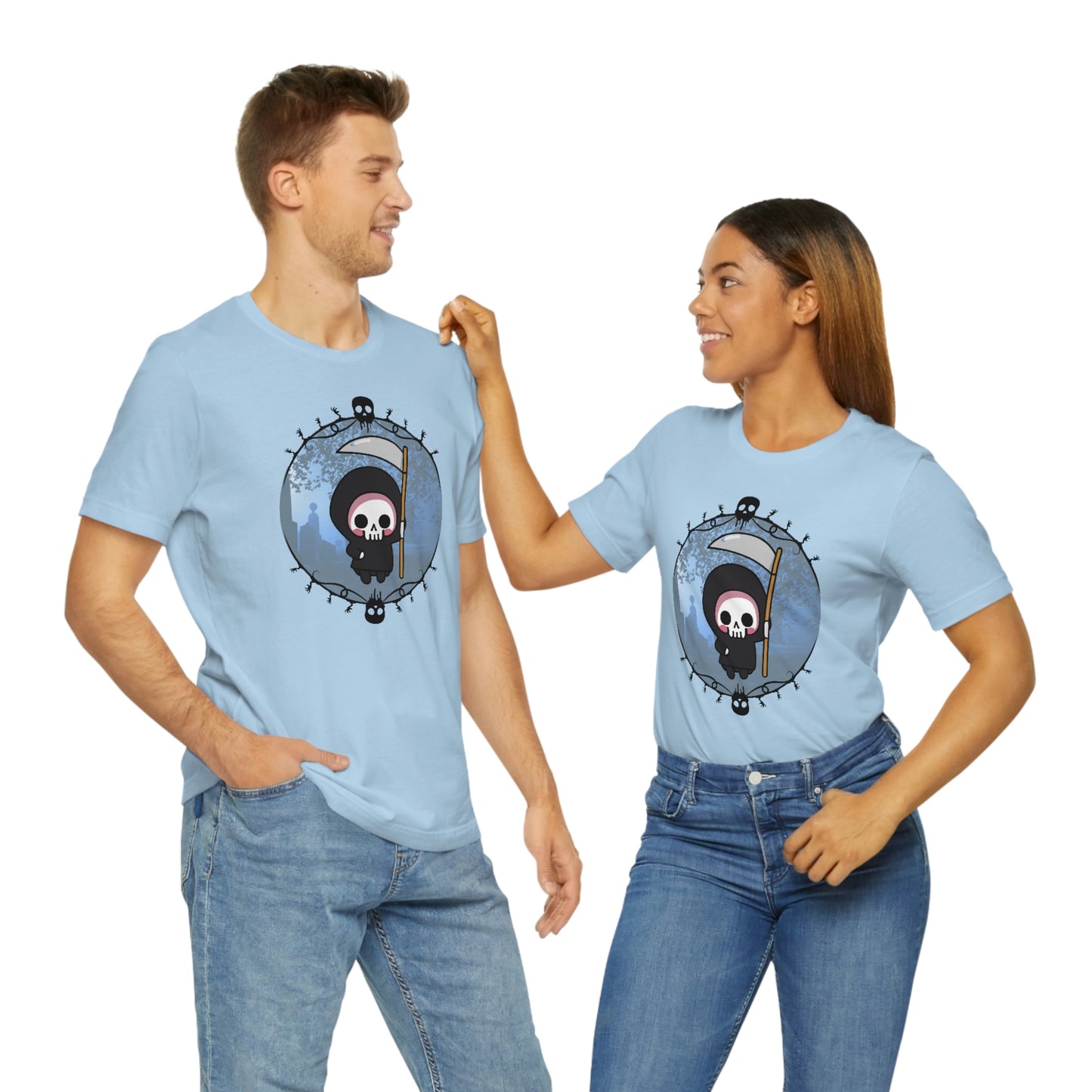 Kawaii Grim Reaper Gothic Shirt- Great for Pastel Goth Look Lord and Lady Towers