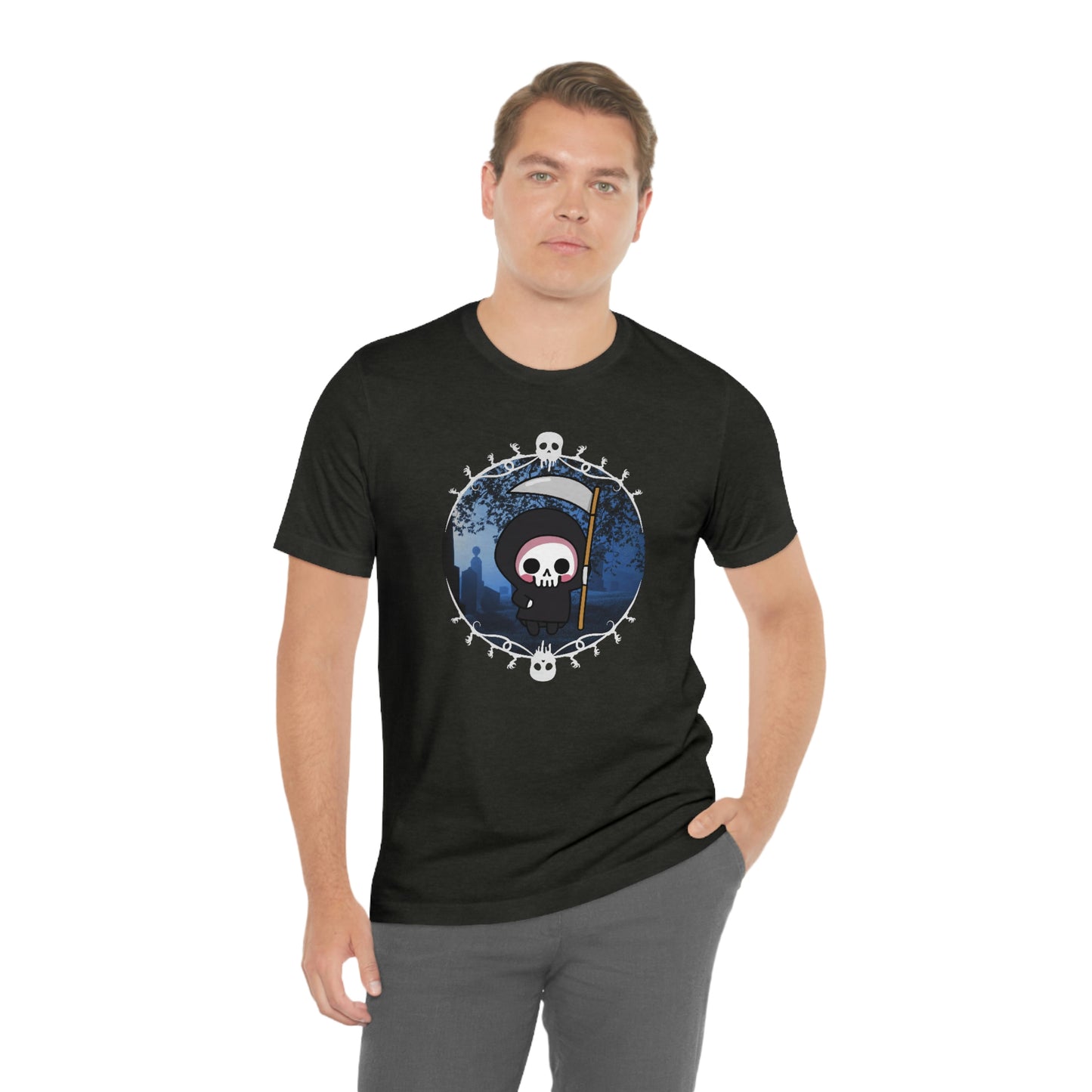 Kawaii Grim Reaper Gothic Shirt- Great for Pastel Goth Look Lord and Lady Towers
