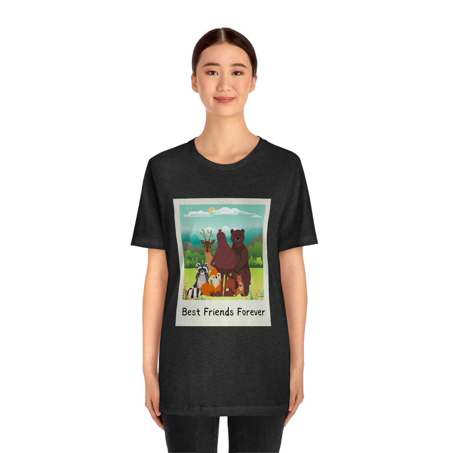 Best Friends Forever Bigfoot Cryptid Short Sleeve Tee