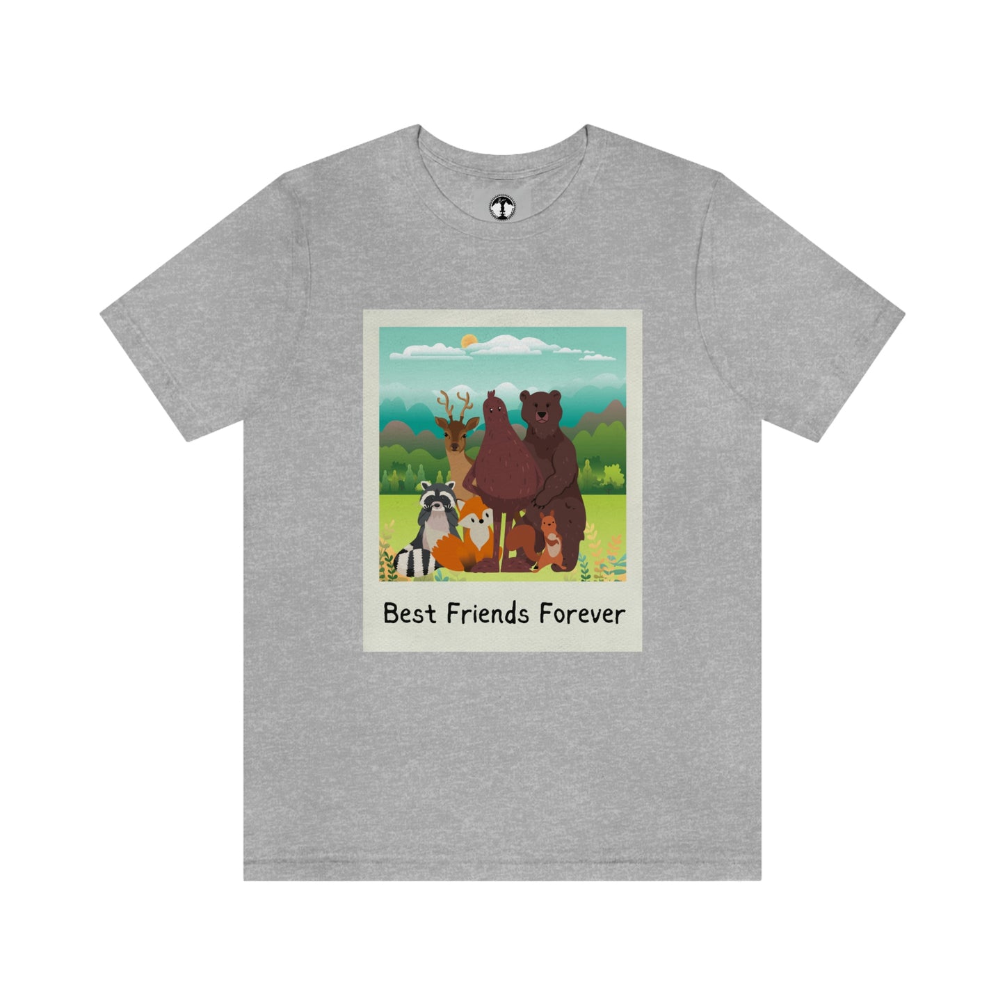 Best Friends Forever Bigfoot Cryptid Short Sleeve Tee