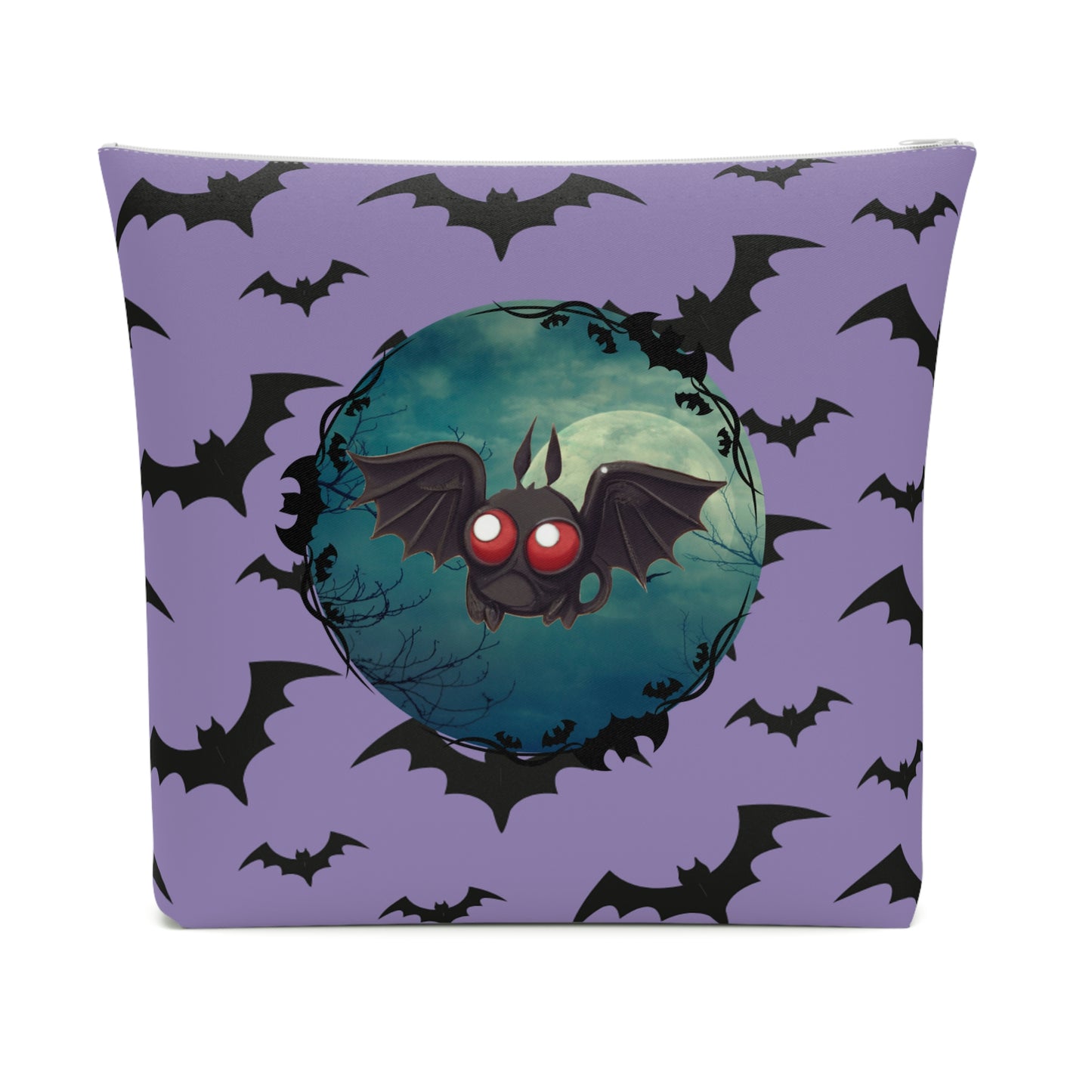 Adorable Pastel Goth Kawaii Bat Makeup Bag