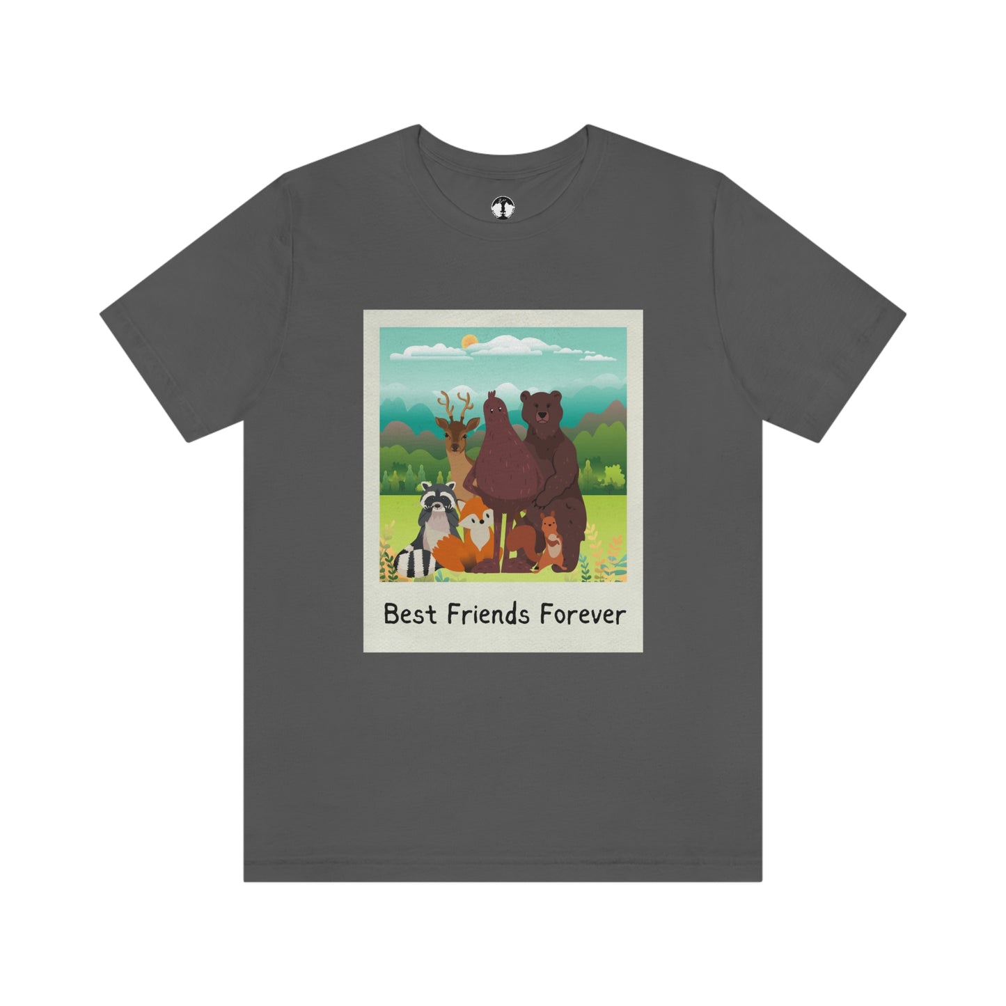 Best Friends Forever Bigfoot Cryptid Short Sleeve Tee