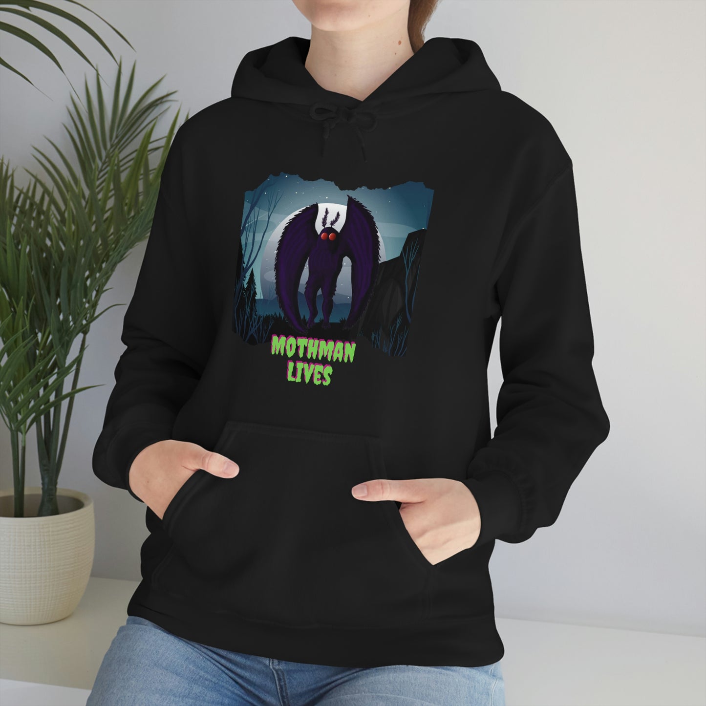 Mothman Lives Cryptid Hoodie