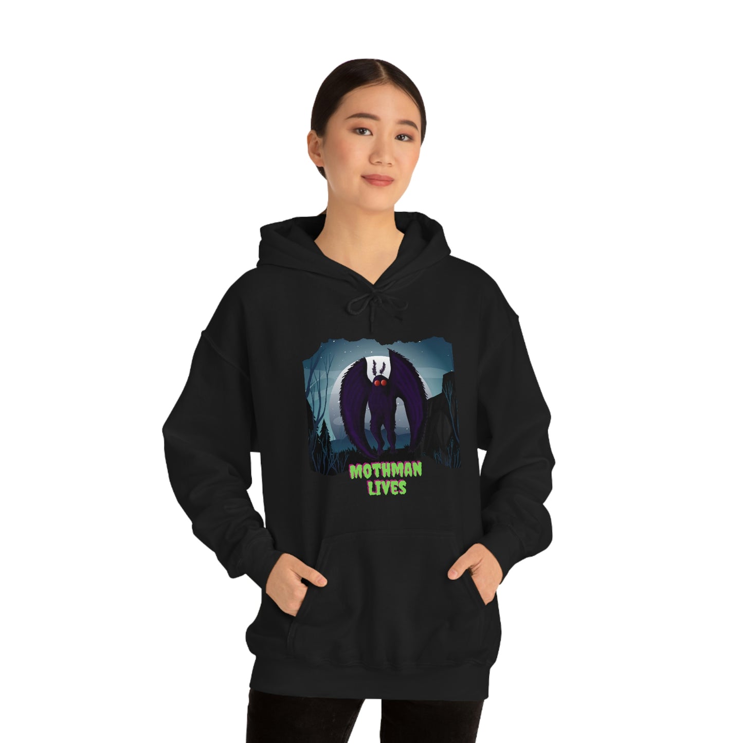Mothman Lives Cryptid Hoodie