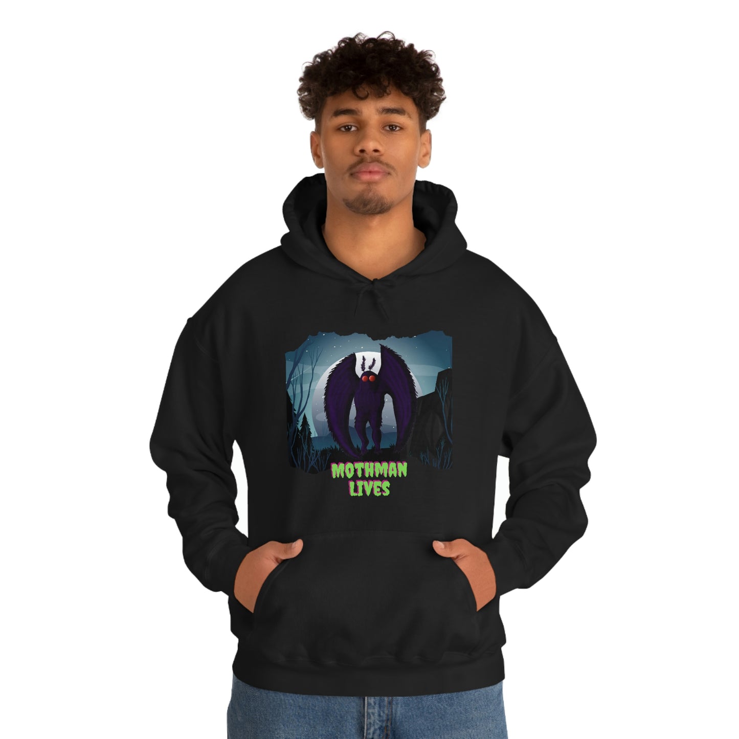 Mothman Lives Cryptid Hoodie