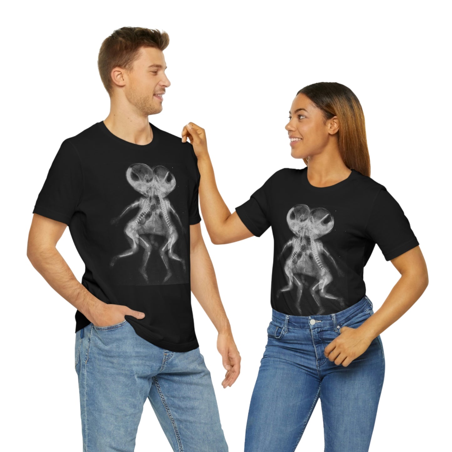 Gothic Punk Sideshow Conjoined Twin Xray shirt Lord and Lady Towers