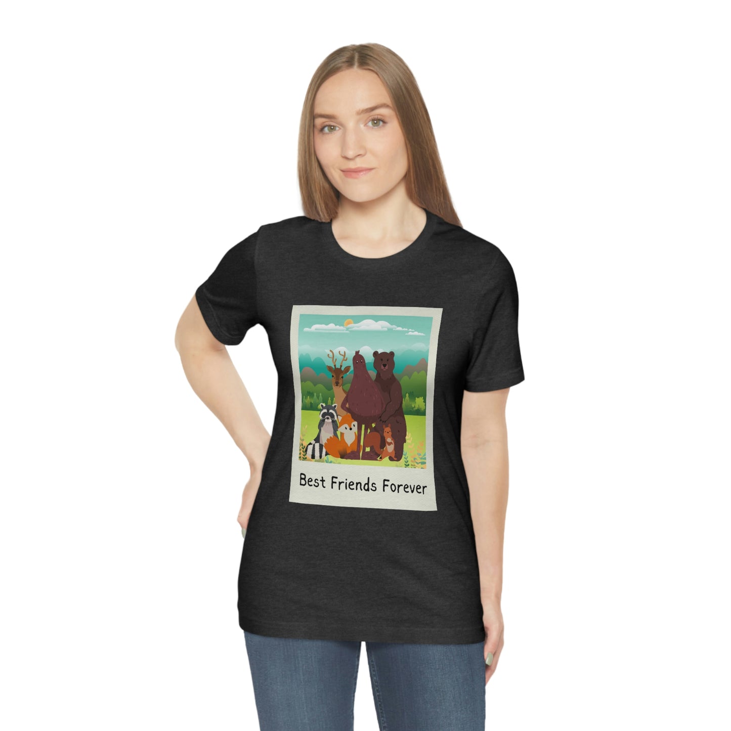 Best Friends Forever Bigfoot Cryptid Short Sleeve Tee