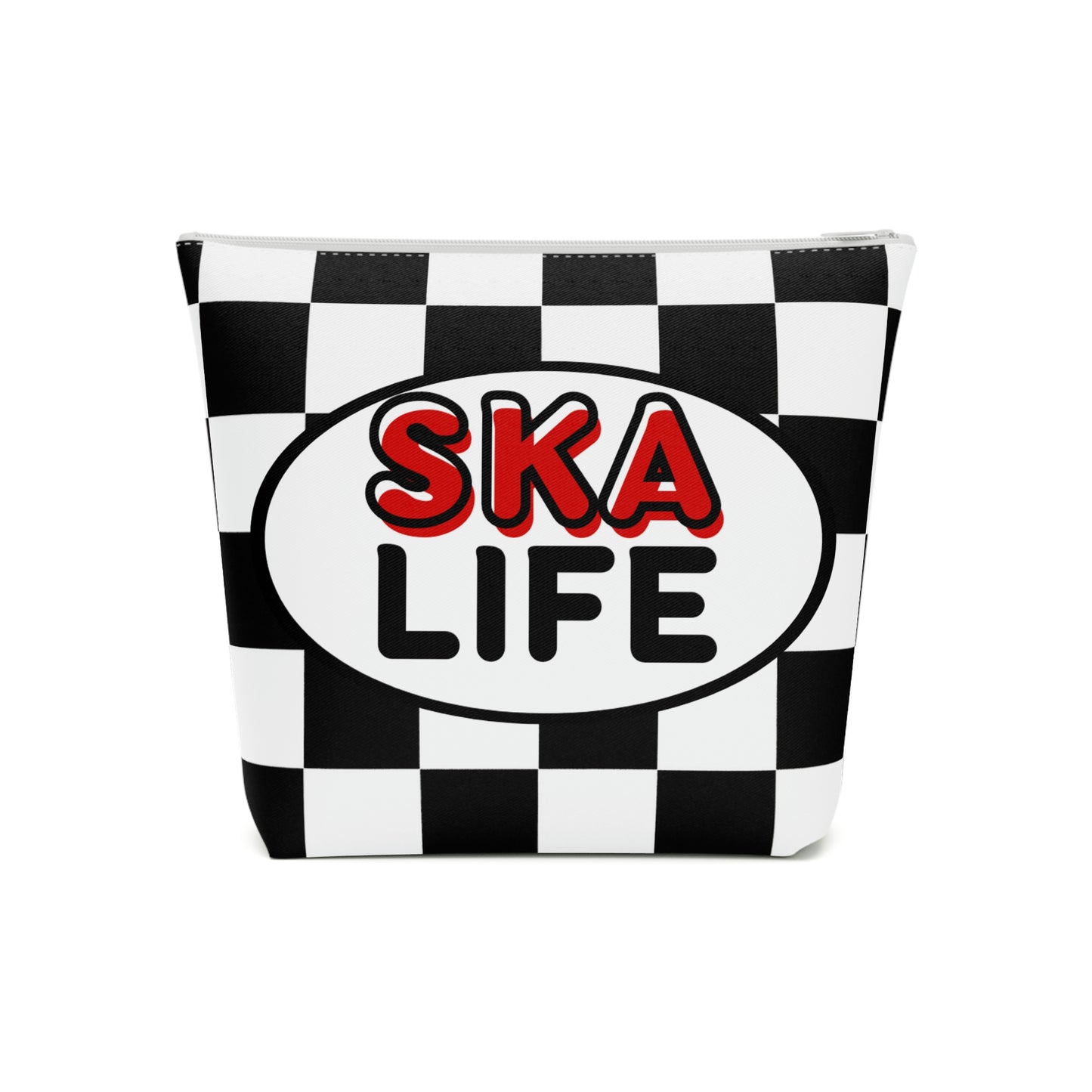 Ska life retro checkered Makeup Bag