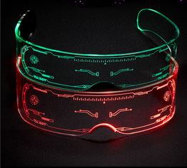 LED Light up GUI Design Cyberpunk Glasses -7 Colors Lord and Lady Towers