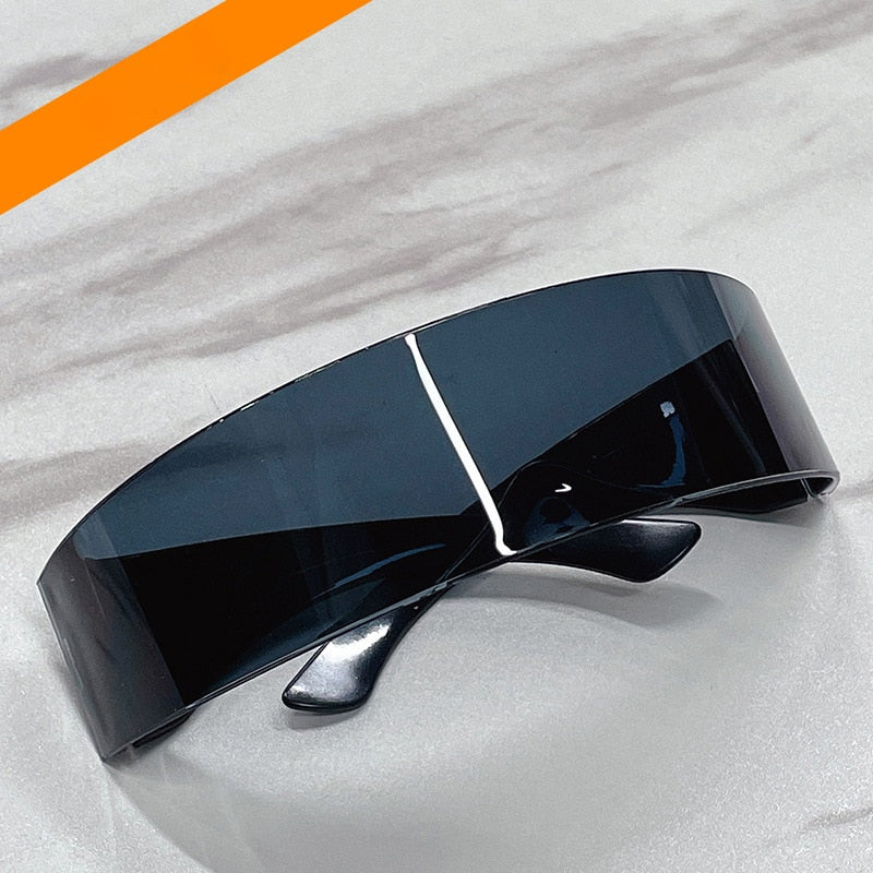 Cyberpunk Sunglasses (Back to The Future Style) Many colors or Mirror Available Lord and Lady Towers