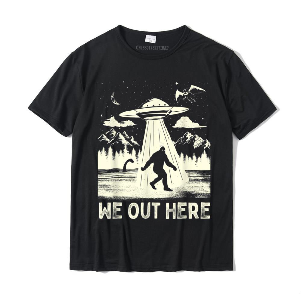 Retro Photograph Cryptid UFO Abduction T-Shirt Lord and Lady Towers