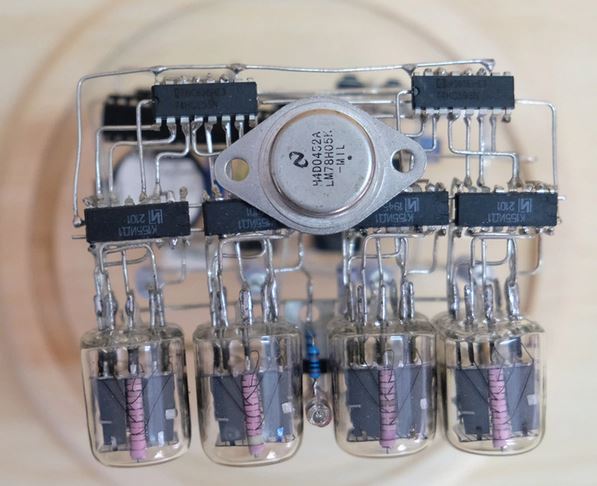 Nixie Tube Assemble Yourself Steampunk Retro Clock with Remote Lord and Lady Towers