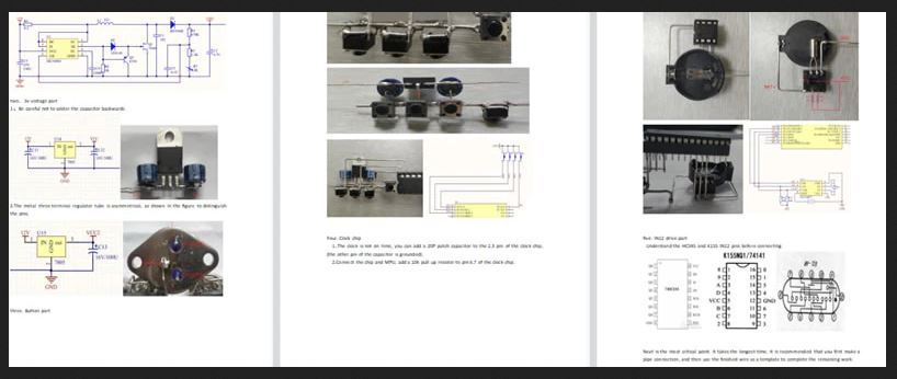 Nixie Tube Assemble Yourself Steampunk Retro Clock with Remote Lord and Lady Towers