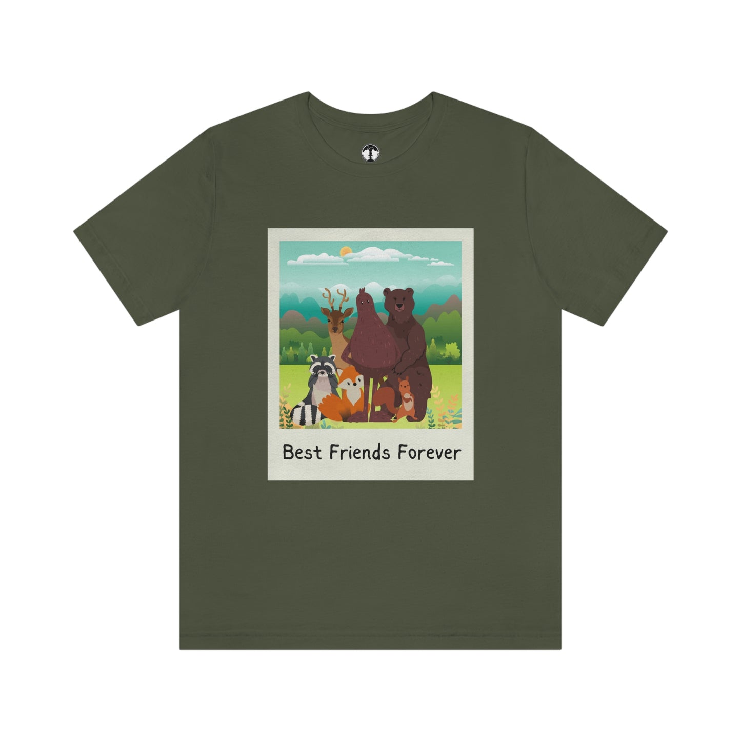 Best Friends Forever Bigfoot Cryptid Short Sleeve Tee