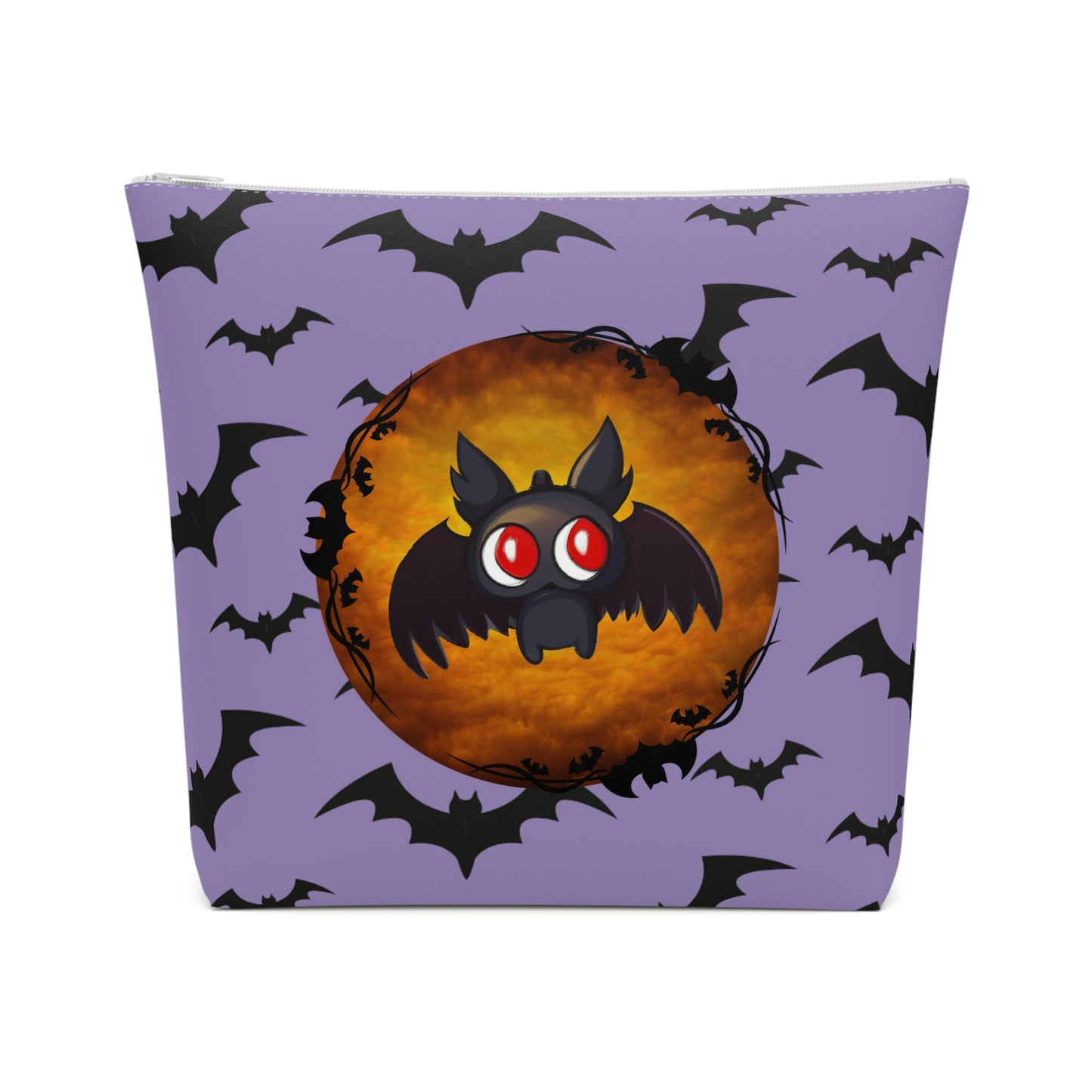 Adorable Pastel Goth Kawaii Bat Makeup Bag