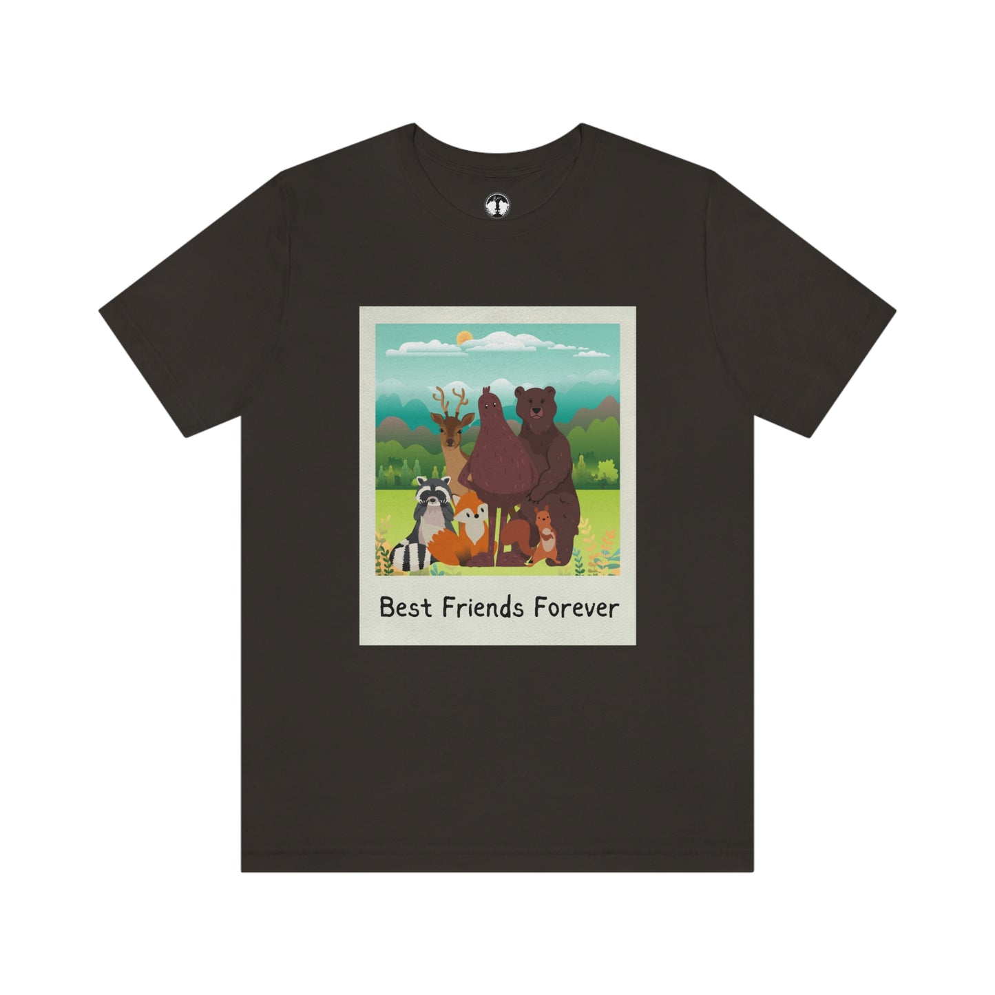 Best Friends Forever Bigfoot Cryptid Short Sleeve Tee