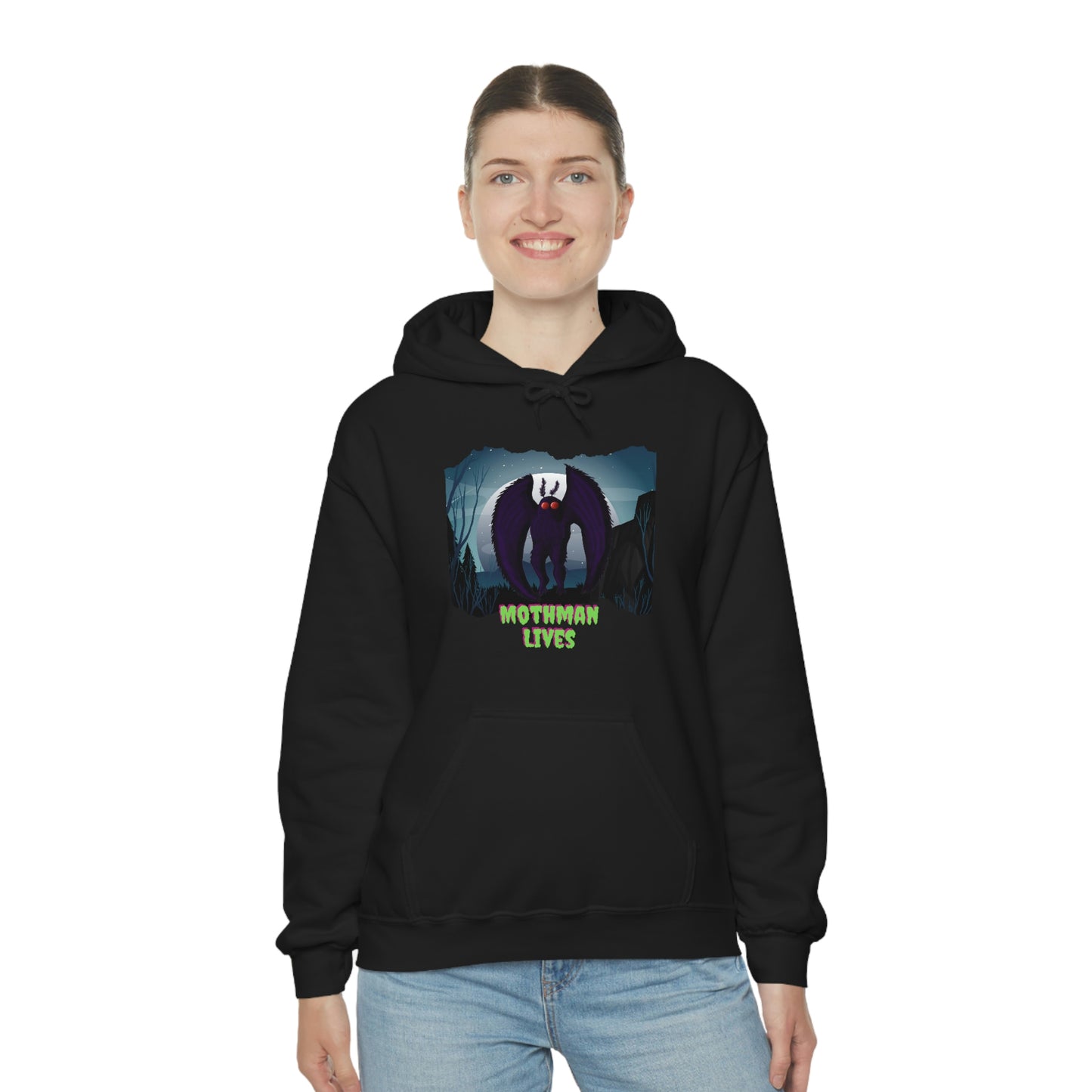Mothman Lives Cryptid Hoodie