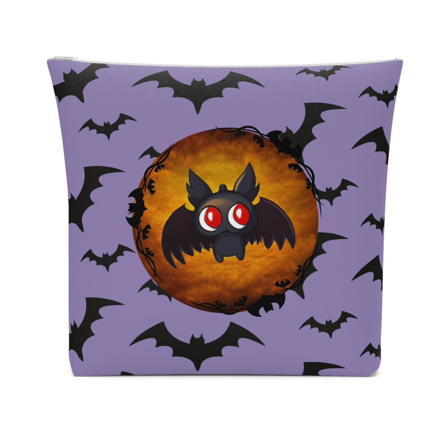 Adorable Pastel Goth Kawaii Bat Makeup Bag