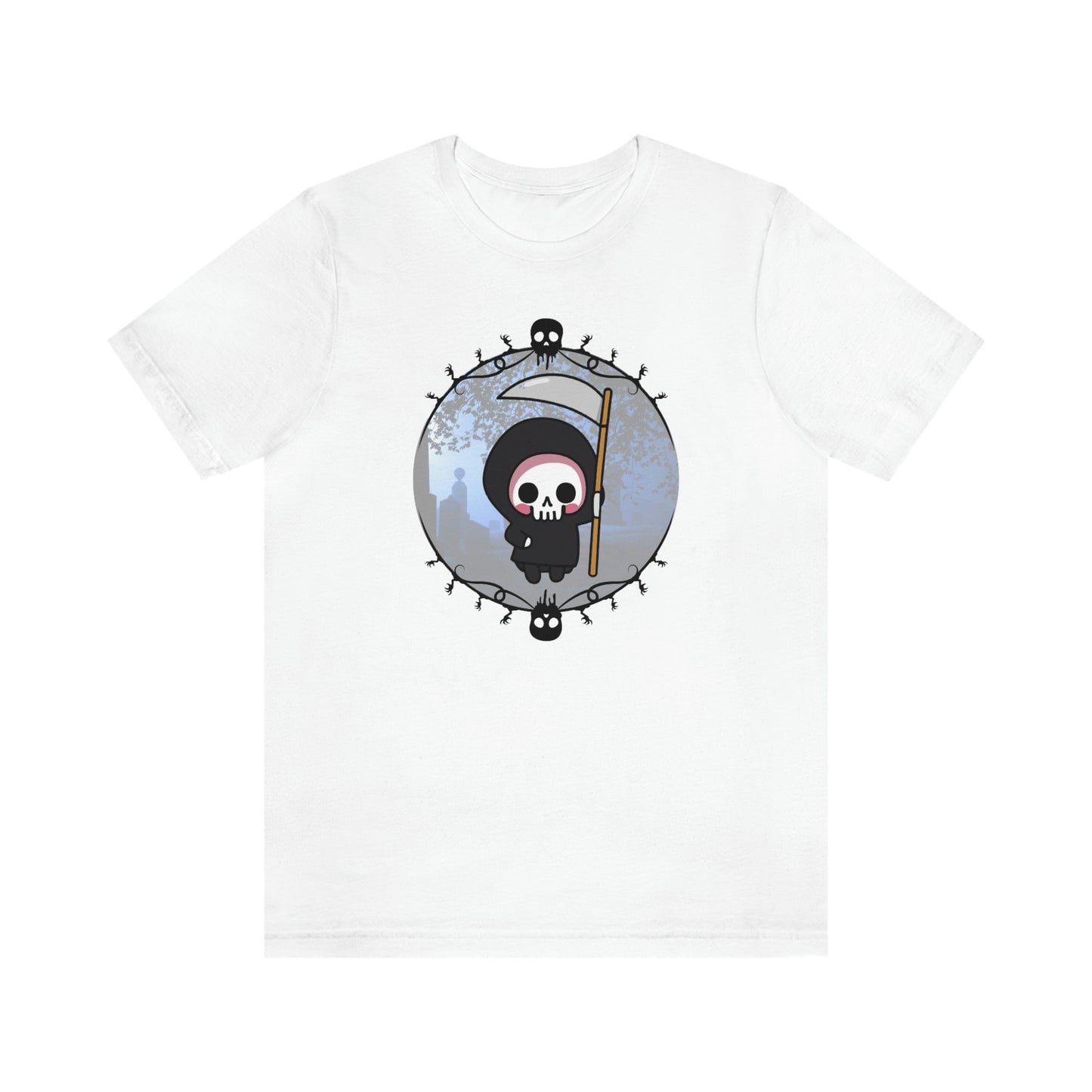 Kawaii Grim Reaper Gothic Shirt- Great for Pastel Goth Look Lord and Lady Towers