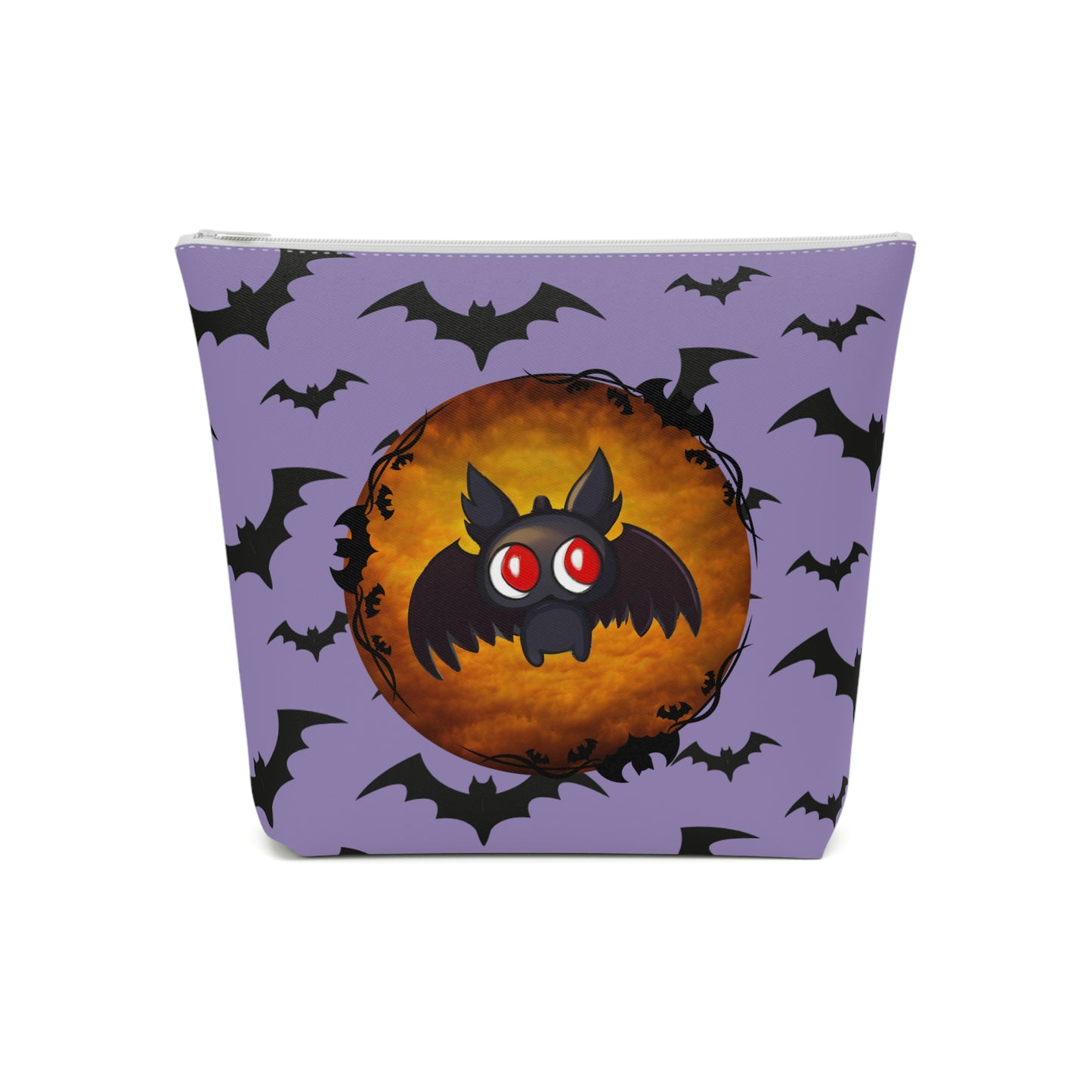 Adorable Pastel Goth Kawaii Bat Makeup Bag