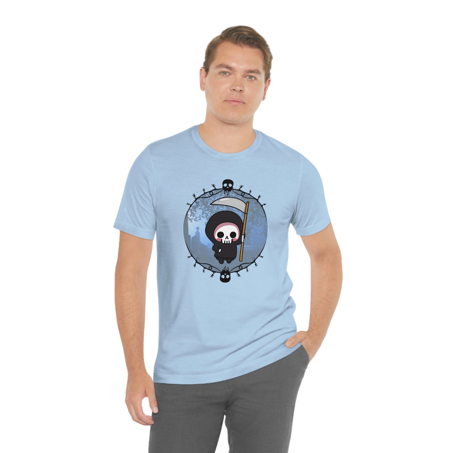 Kawaii Grim Reaper Gothic Shirt- Great for Pastel Goth Look Lord and Lady Towers
