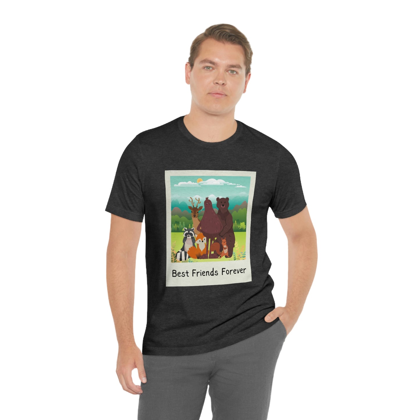 Best Friends Forever Bigfoot Cryptid Short Sleeve Tee