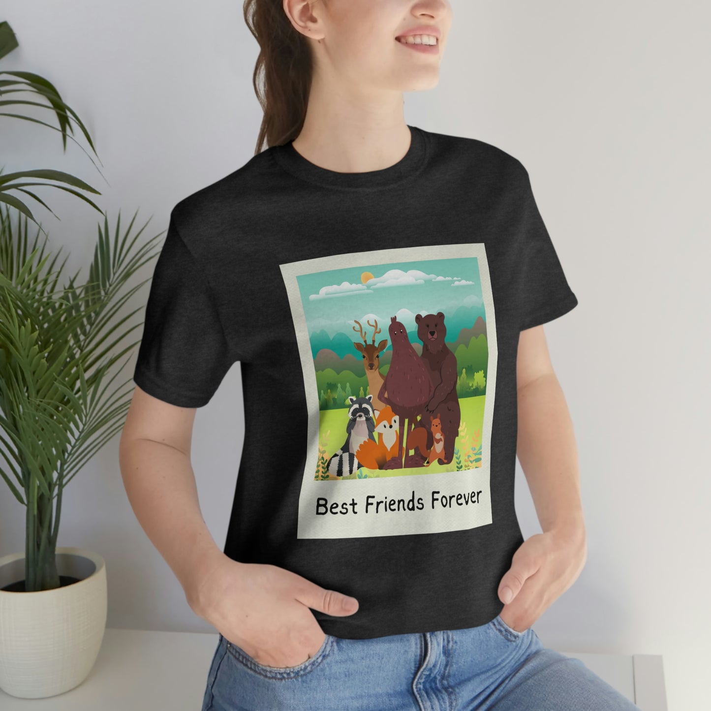 Best Friends Forever Bigfoot Cryptid Short Sleeve Tee