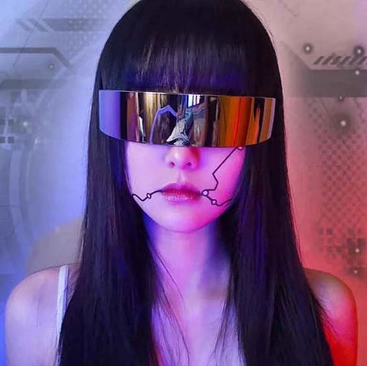 Cyberpunk Sunglasses (Back to The Future Style) Many colors or Mirror Available Lord and Lady Towers