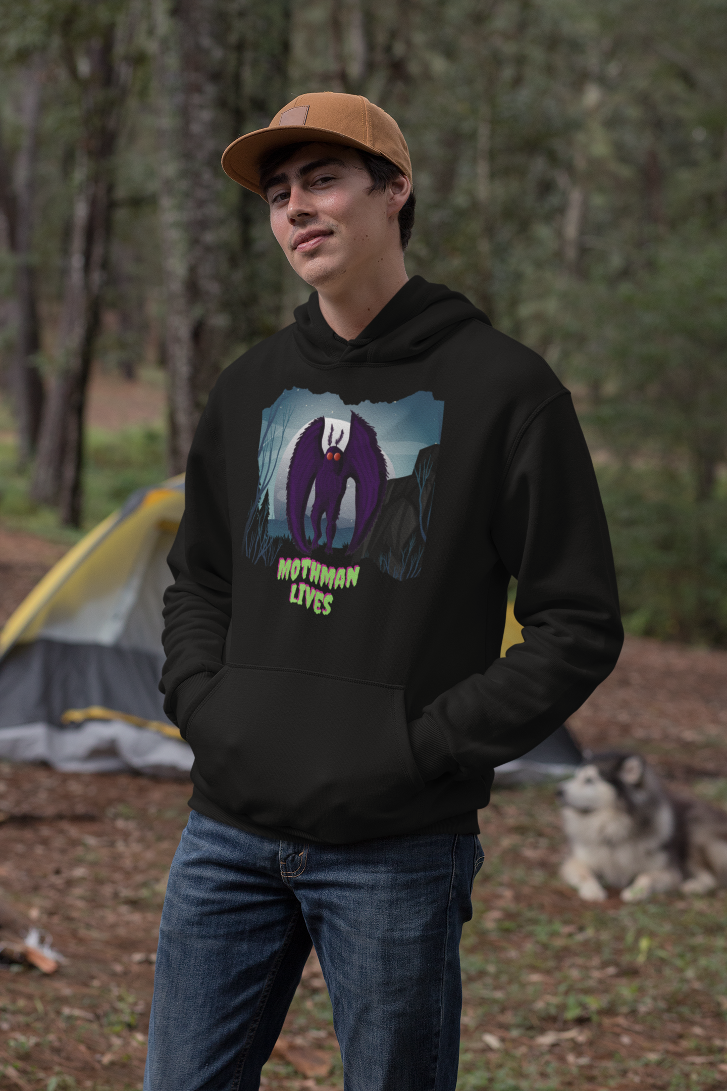Mothman Lives Cryptid Hoodie