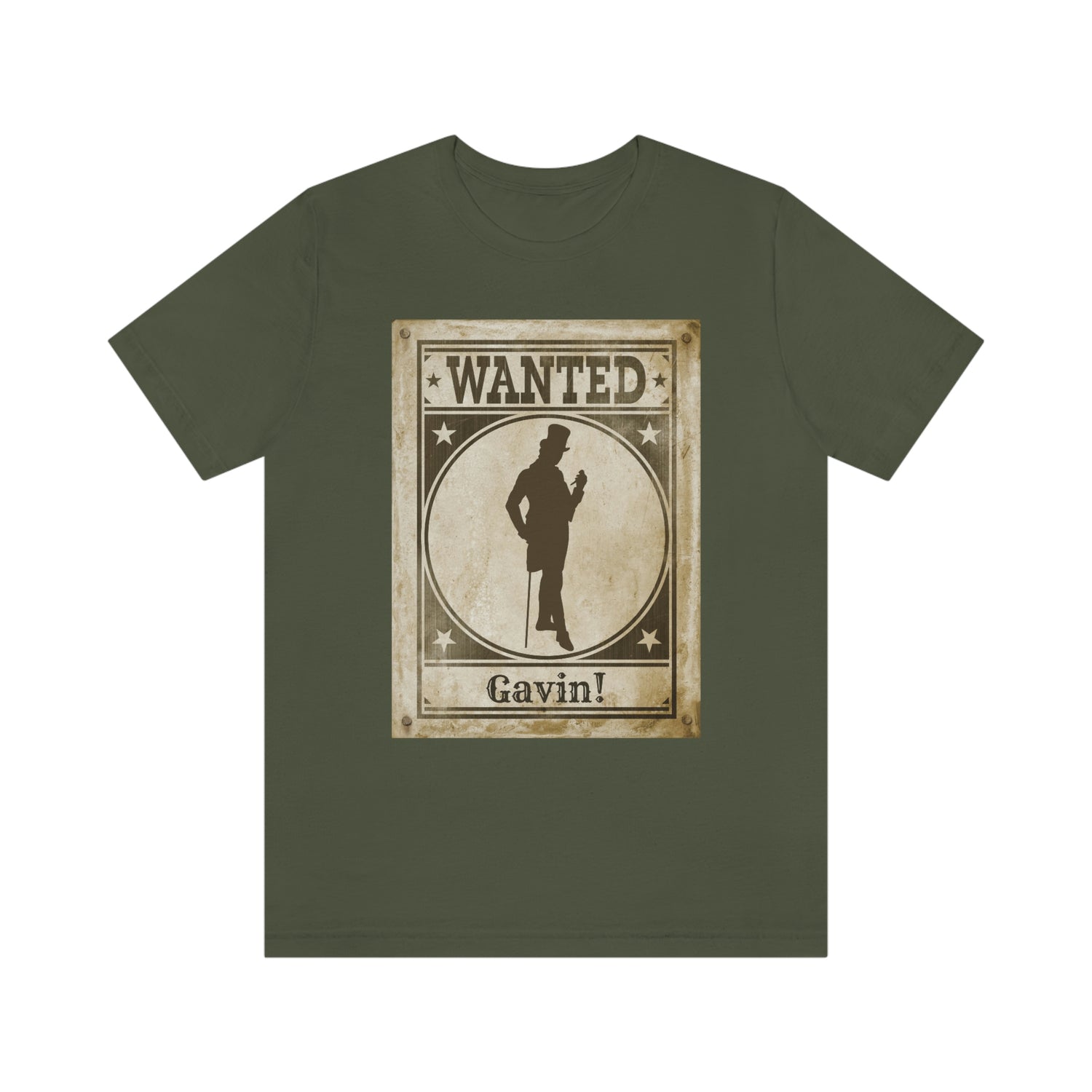 GAVIN  Wanted Sign - Have you seen my mate Gavin? Red Dead Redemption inspired parady tshirt Lord and Lady Towers