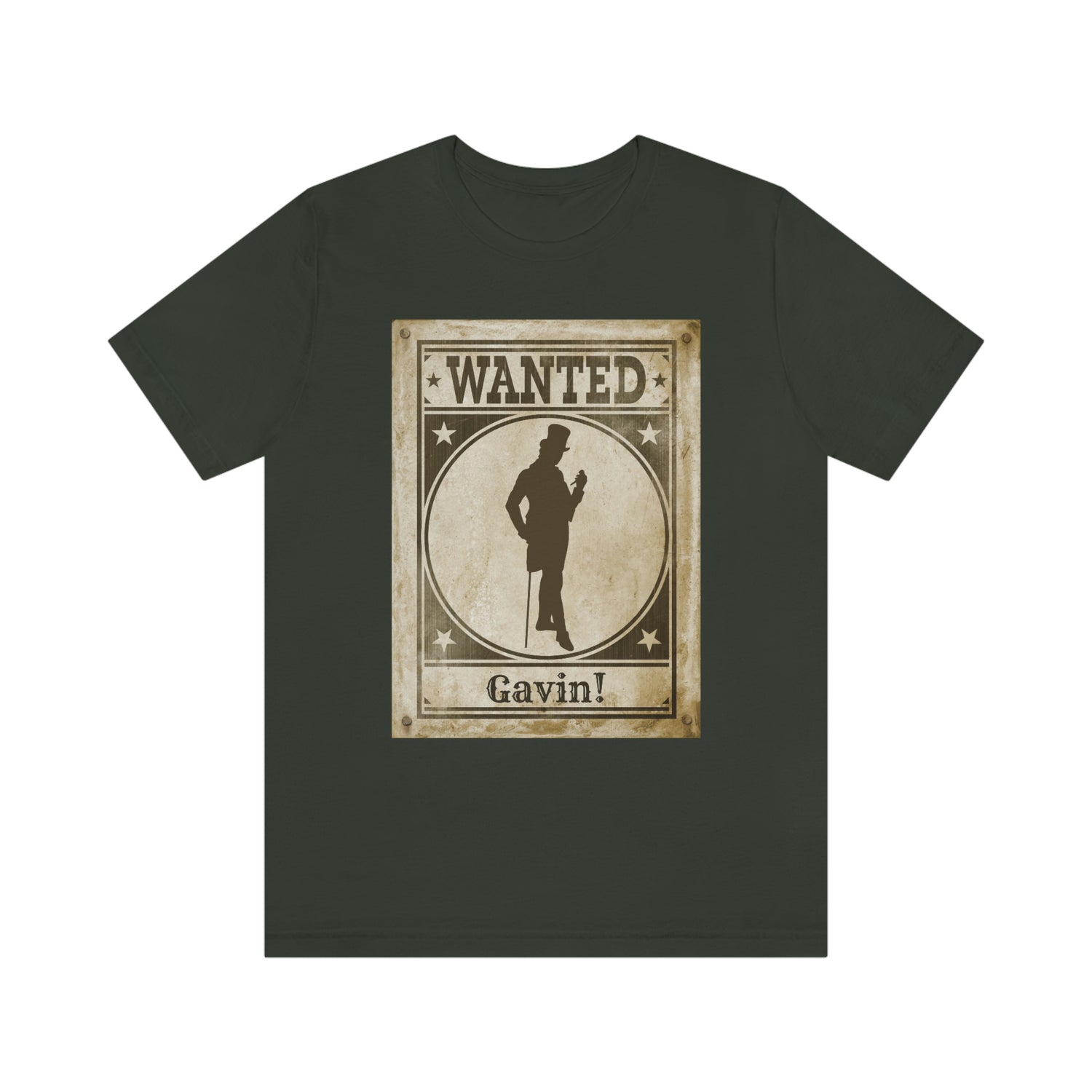 GAVIN  Wanted Sign - Have you seen my mate Gavin? Red Dead Redemption inspired parady tshirt Lord and Lady Towers
