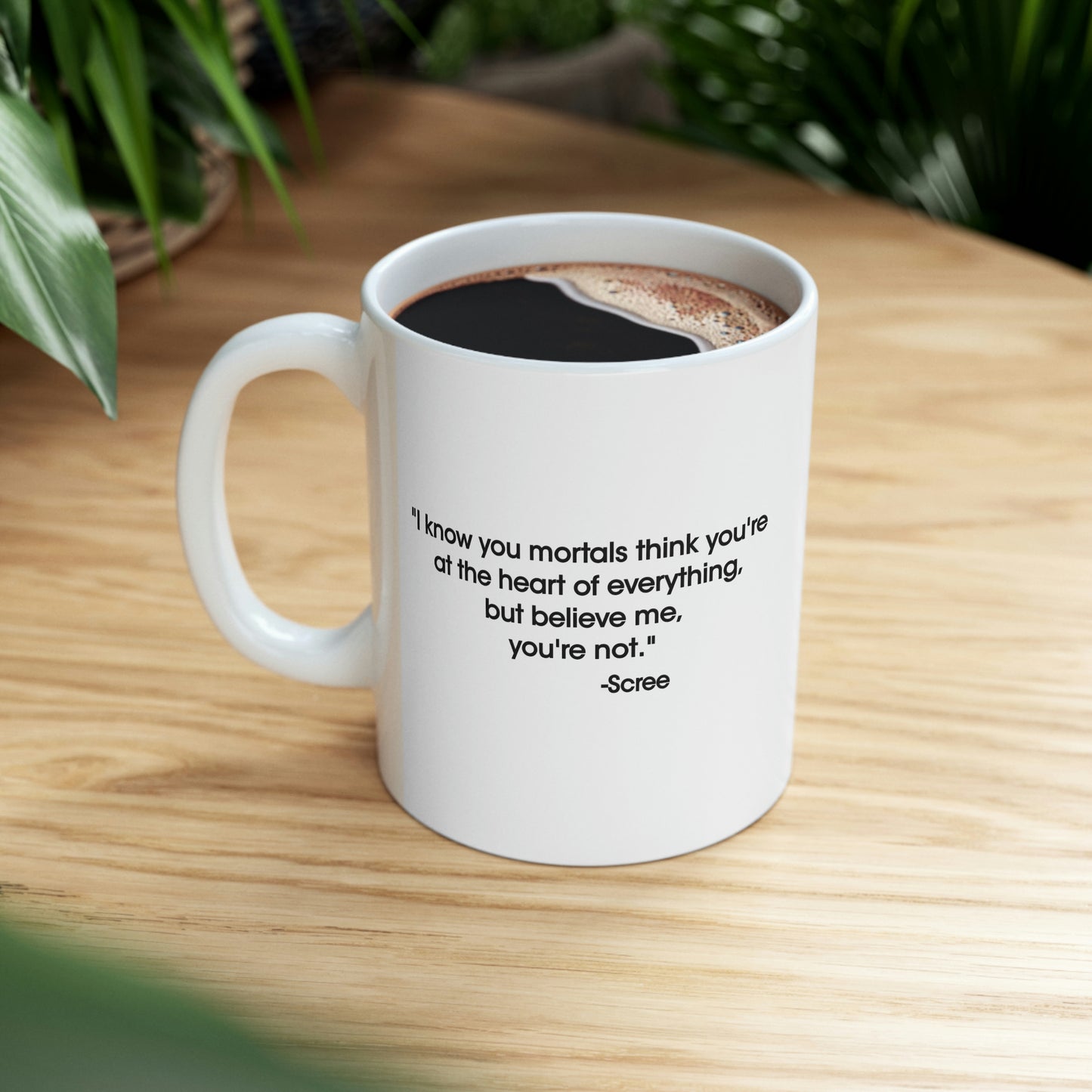 Primal Video Game Scree Quote with Tattoo Graphic Mug Lord and Lady Towers