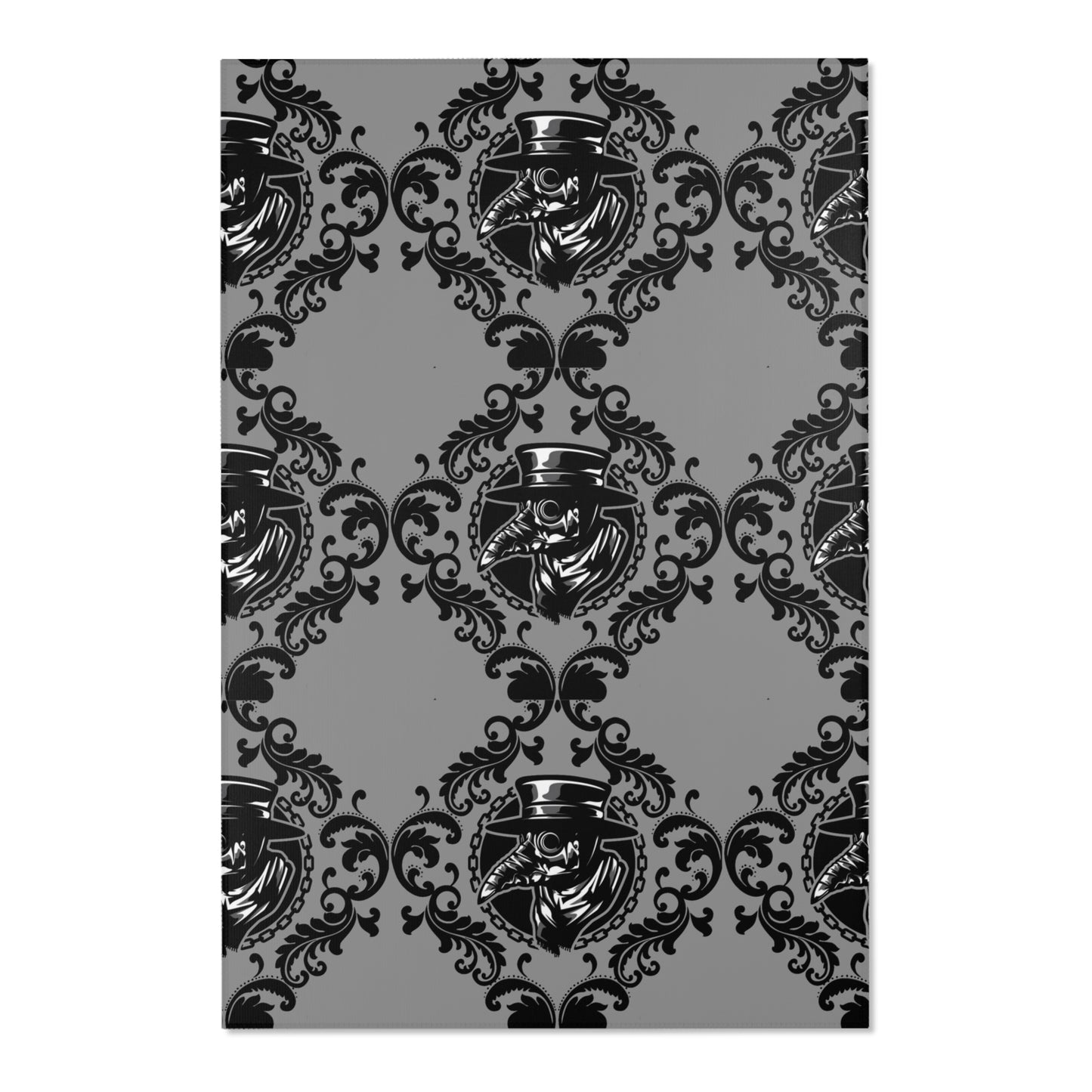 Plague Doctor Gothic Inspired Area Rug Lord and Lady Towers