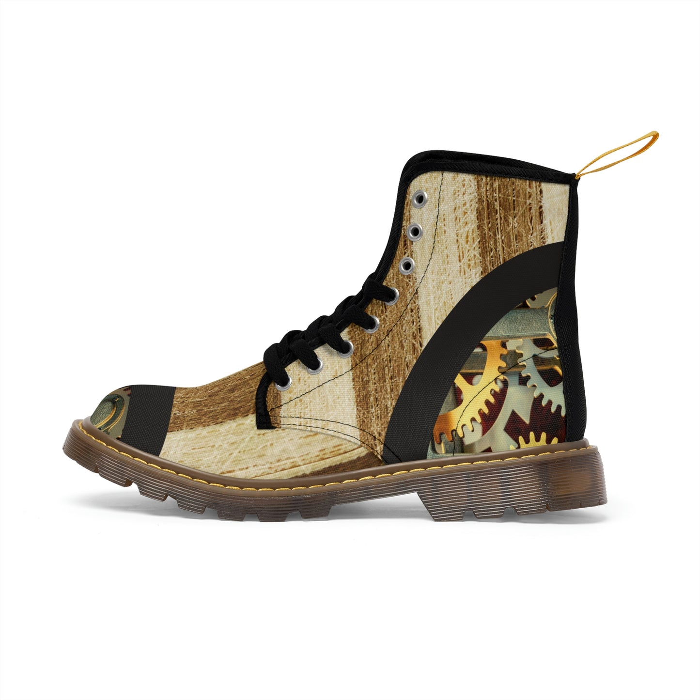 Women's Steampunk Gear Canvas Boots Lord and Lady Towers