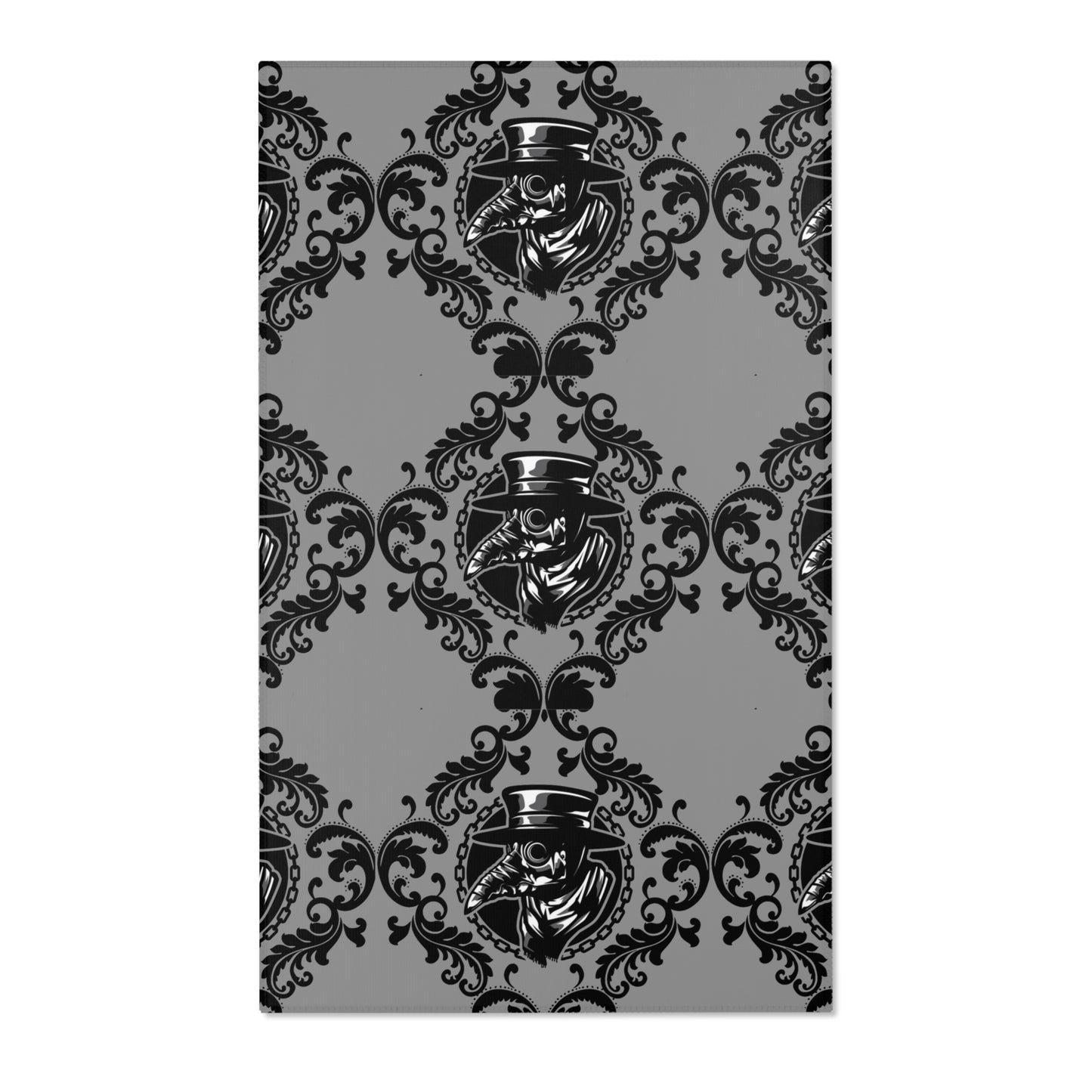 Plague Doctor Gothic Inspired Area Rug Lord and Lady Towers