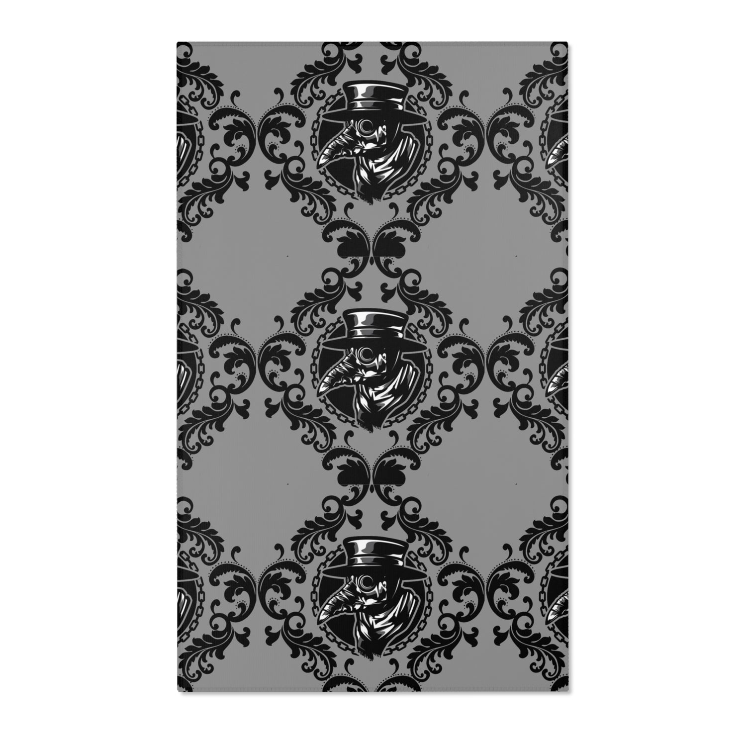 Plague Doctor Gothic Inspired Area Rug Lord and Lady Towers