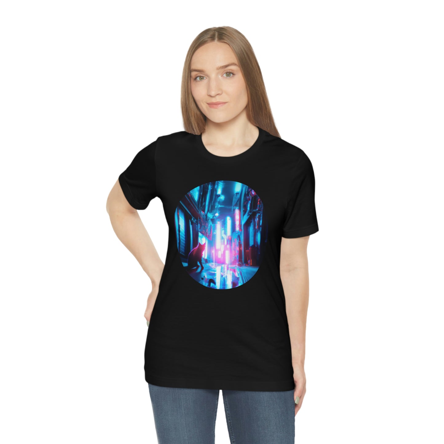 Stray inspired Cyberpunk Cat Shirt