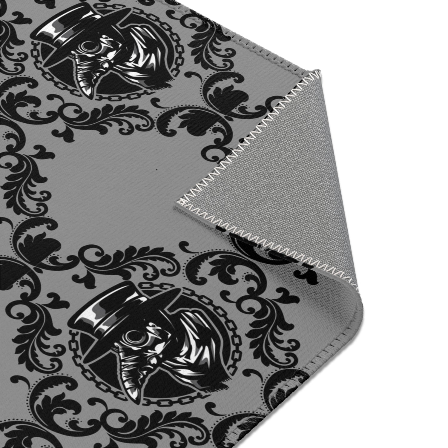 Plague Doctor Gothic Inspired Area Rug Lord and Lady Towers