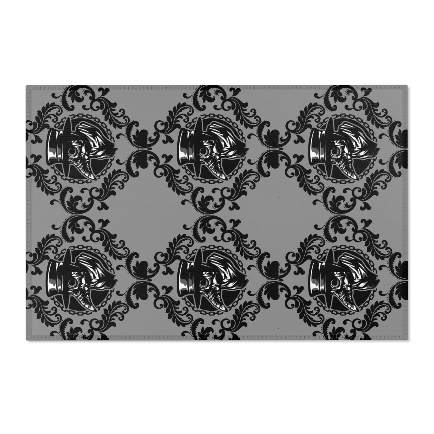 Plague Doctor Gothic Inspired Area Rug Lord and Lady Towers