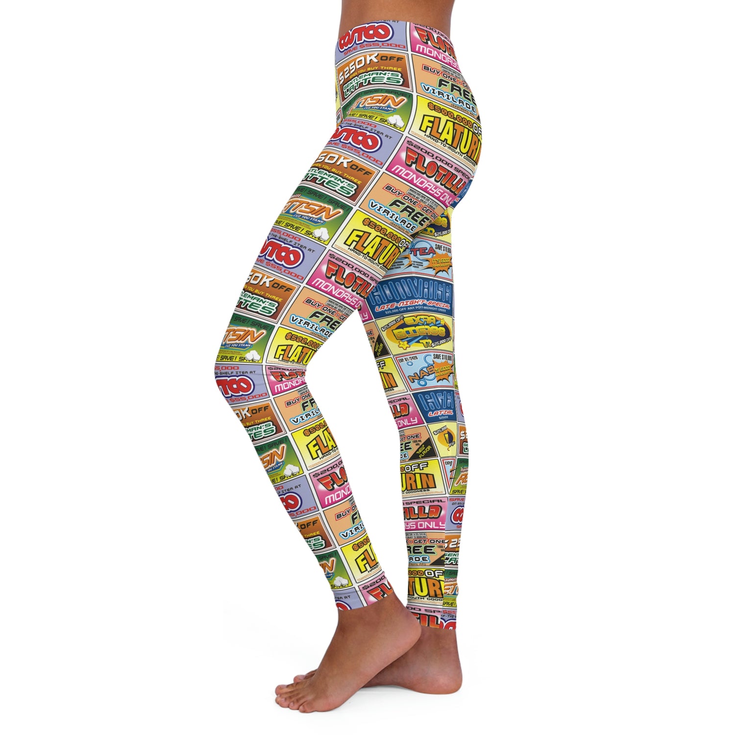 Idiocracy Inspired Leggings Lord and Lady Towers