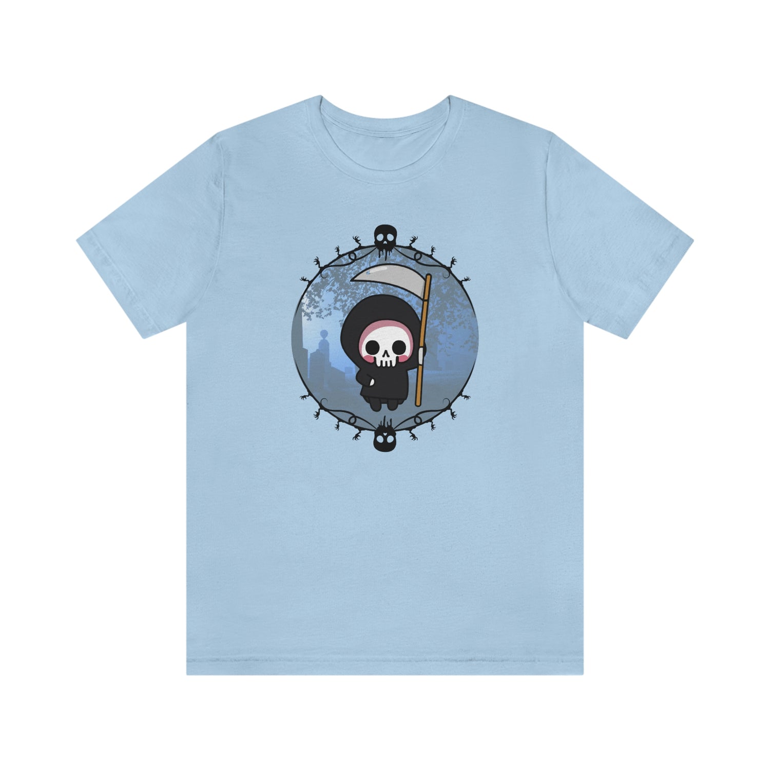 Kawaii Grim Reaper Gothic Shirt- Great for Pastel Goth Look Lord and Lady Towers