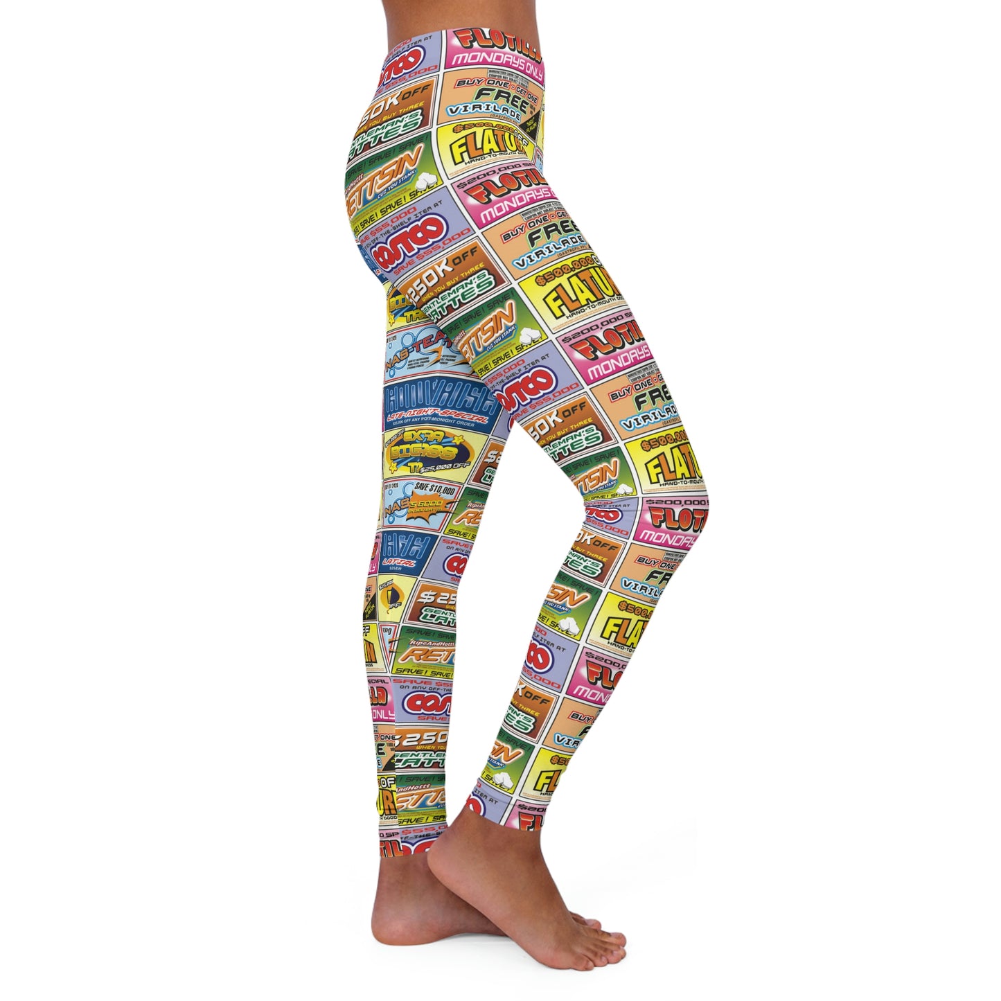 Idiocracy Inspired Leggings Lord and Lady Towers
